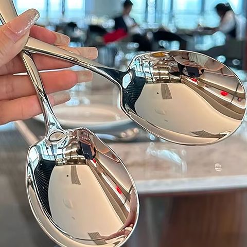 Kitchen Gadgets Popular - Cuillère ronde dorée à grande tête