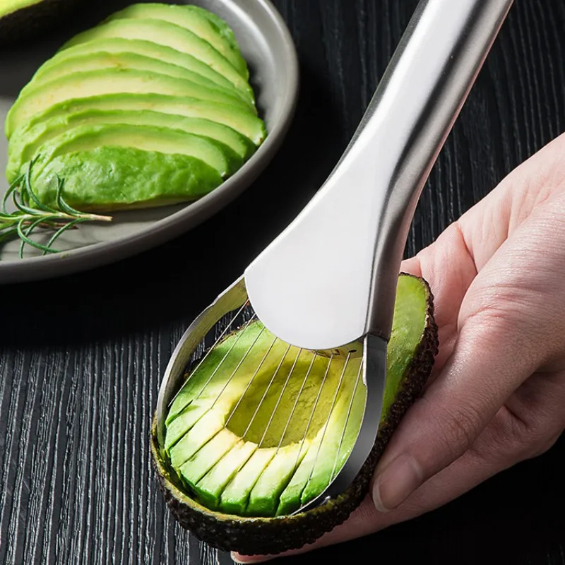 Kitchen Gadgets Cutting Tools - Couteau d'avocat Gadget coupe-acier inoxydable Gadgets
