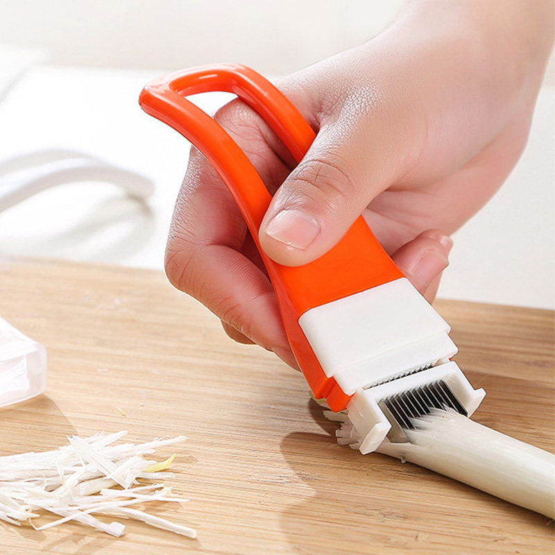 Kitchen Gadgets Cutting Tools - Couteau à hacher les oignons verts,