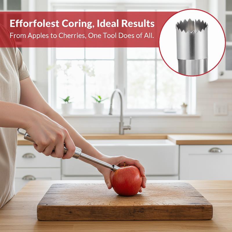 Kitchen Gadgets And Tools - Lot de 4 dénoyauteurs de fruits