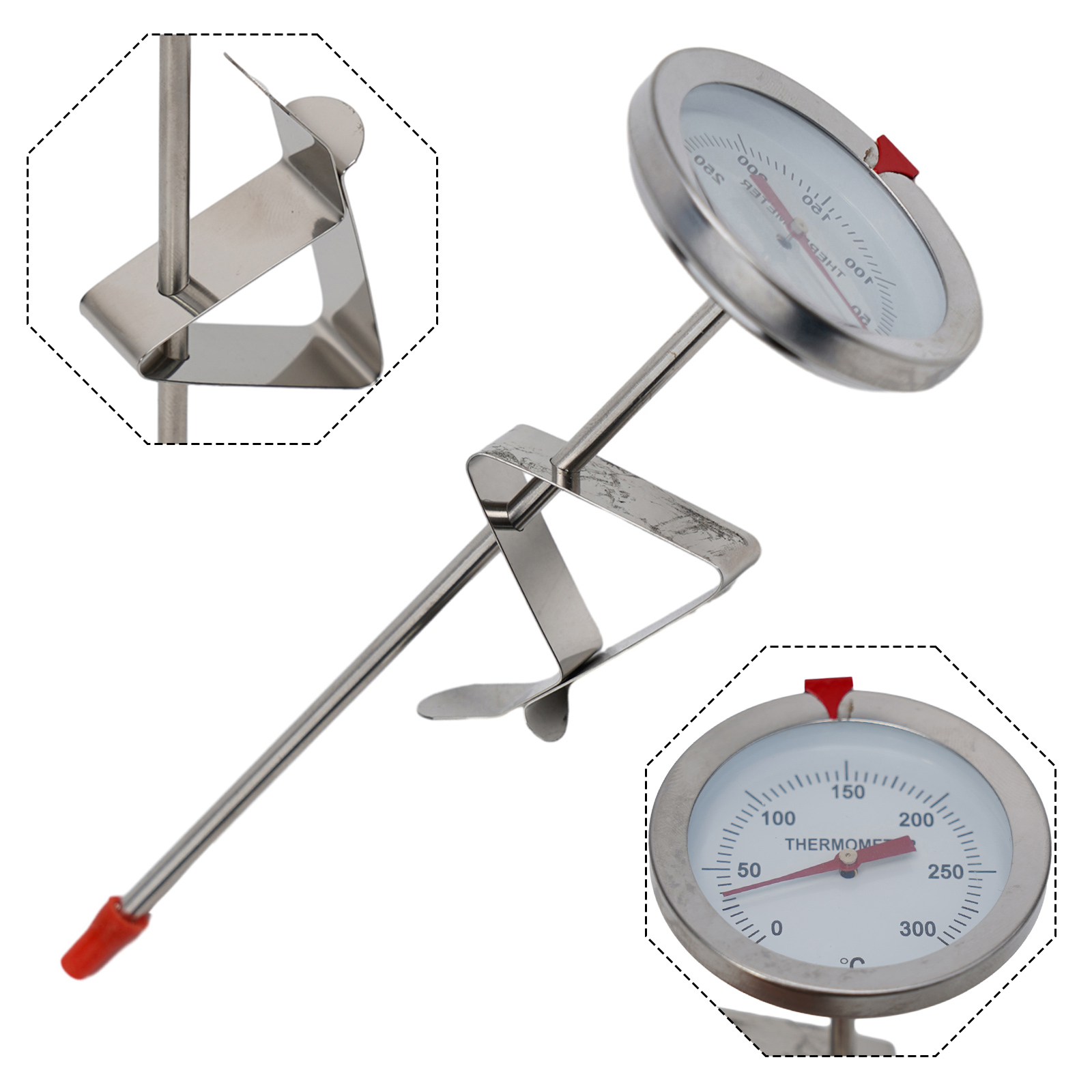 Kitchen Gadgets Pakistan - Thermomètre à sonde en acier inoxydable,