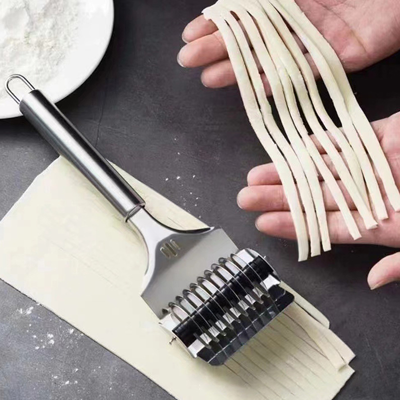 Kitchen Gadgets Pasta - 1 pièce, coupe-spaghetti manuel en acier