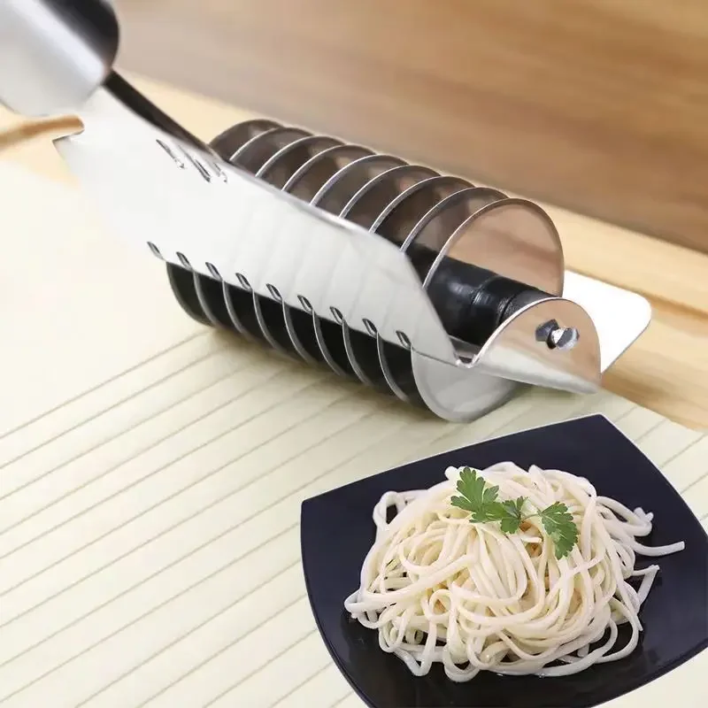 Kitchen Gadgets Pasta - Coupe-spaghetti manuel en acier inoxydable, Gadgets