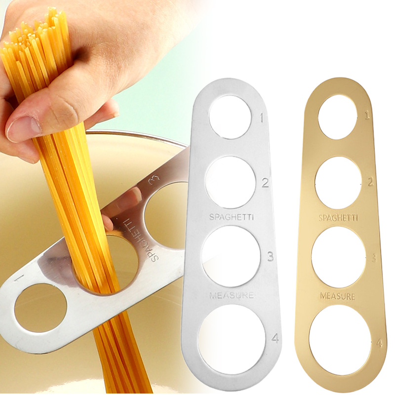 Kitchen Gadgets Pasta - Mesureur de Spaghetti en acier inoxydable,