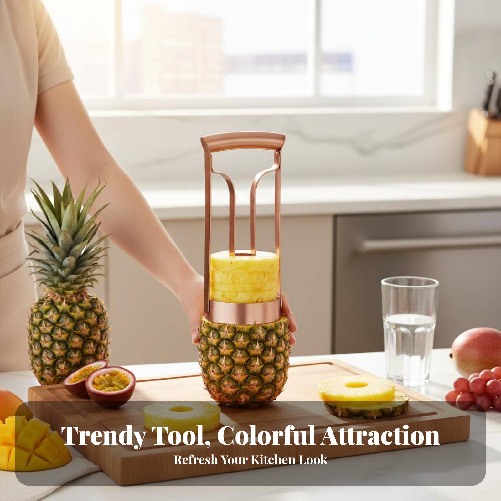 Coupe-ananas en acier inoxydab - Kitchen Gadgets And Tools avis et prix