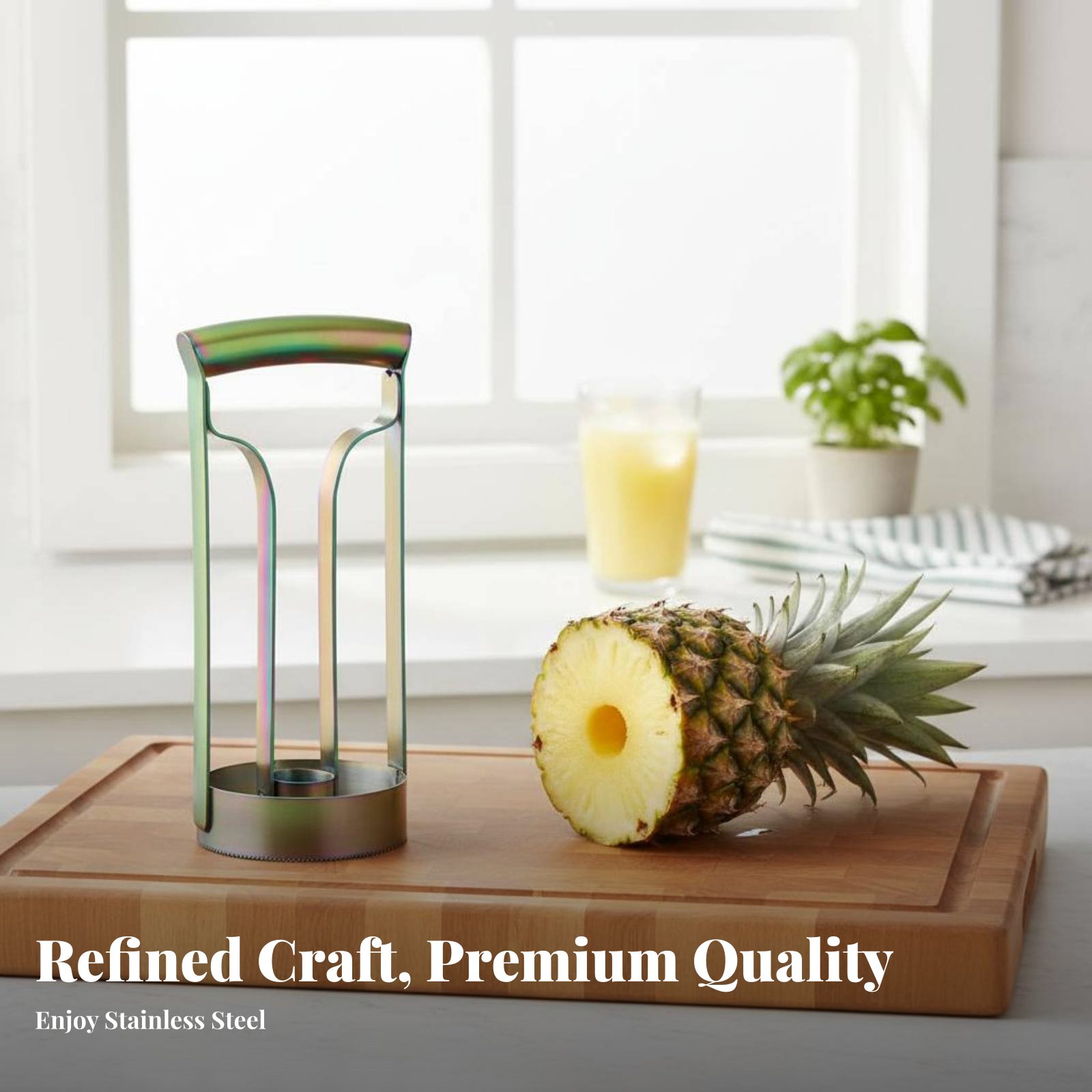 Coupe-ananas en acier inoxydab - Kitchen Gadgets And Tools avis et prix