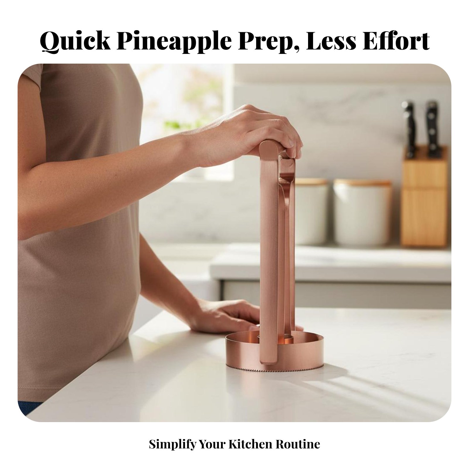 Coupe-ananas en acier inoxydab - Kitchen Gadgets And Tools avis et prix