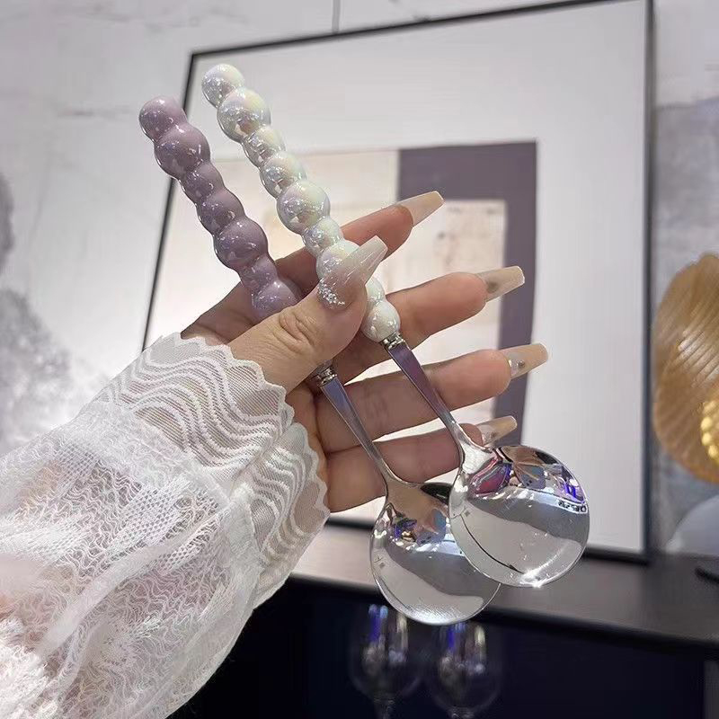 Cuillère à poignée perlée en a - Kitchen Gadgets Pakistan avis et prix
