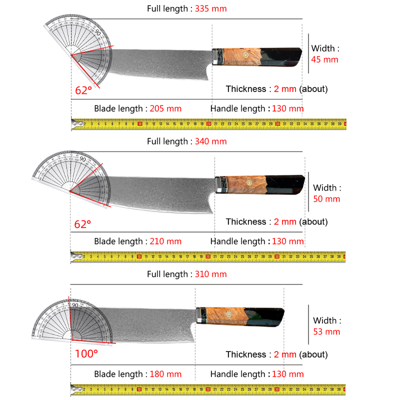 Ensemble de couteaux de cuisin - Kitchen Gadgets Japanese avis et prix
