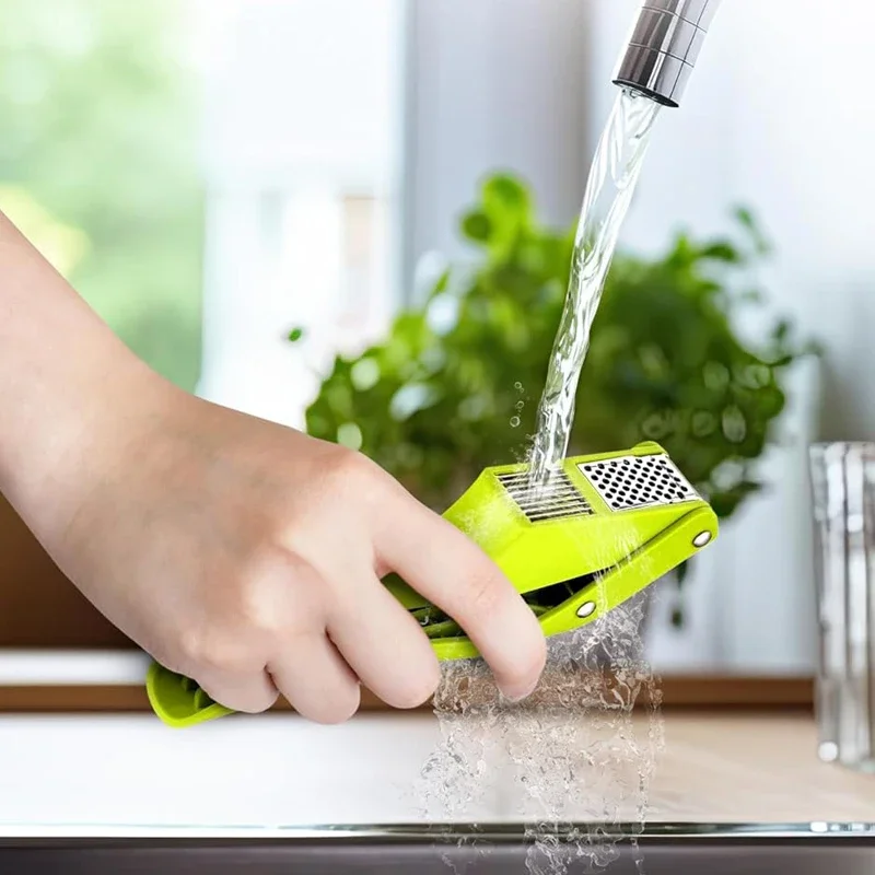 2 en 1 presse-ail et trancheus - Kitchen Gadgets Gift avis et prix